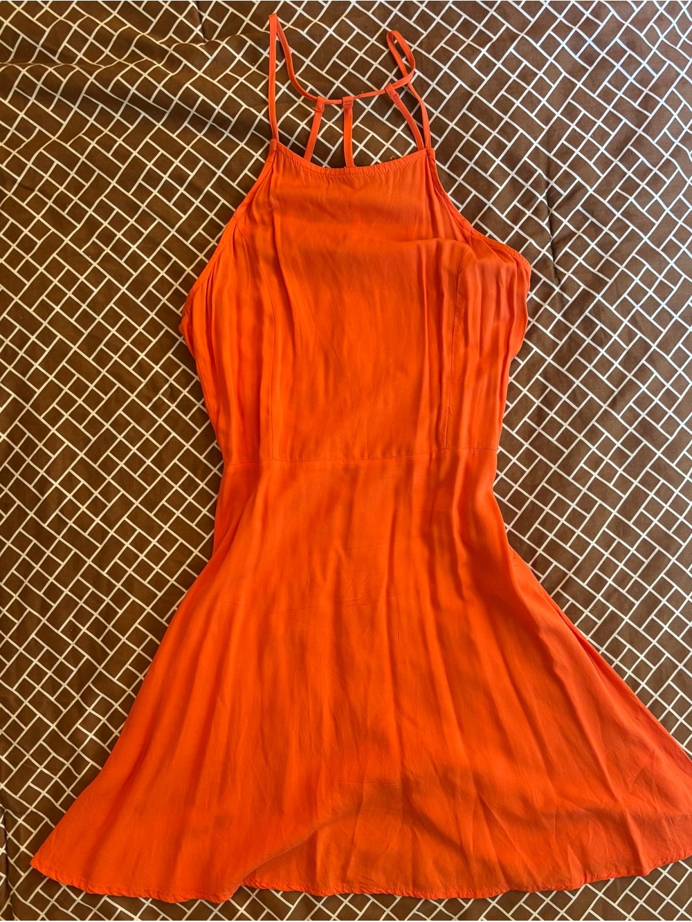 H&M Orange Strappy Sundress